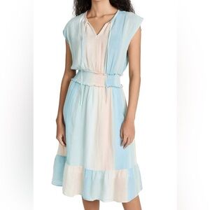 Ashlyn Midi Dress in Sunset Gradient RAILS Large